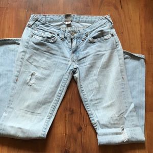 True Religion Joey Jeans Distressed Size 29